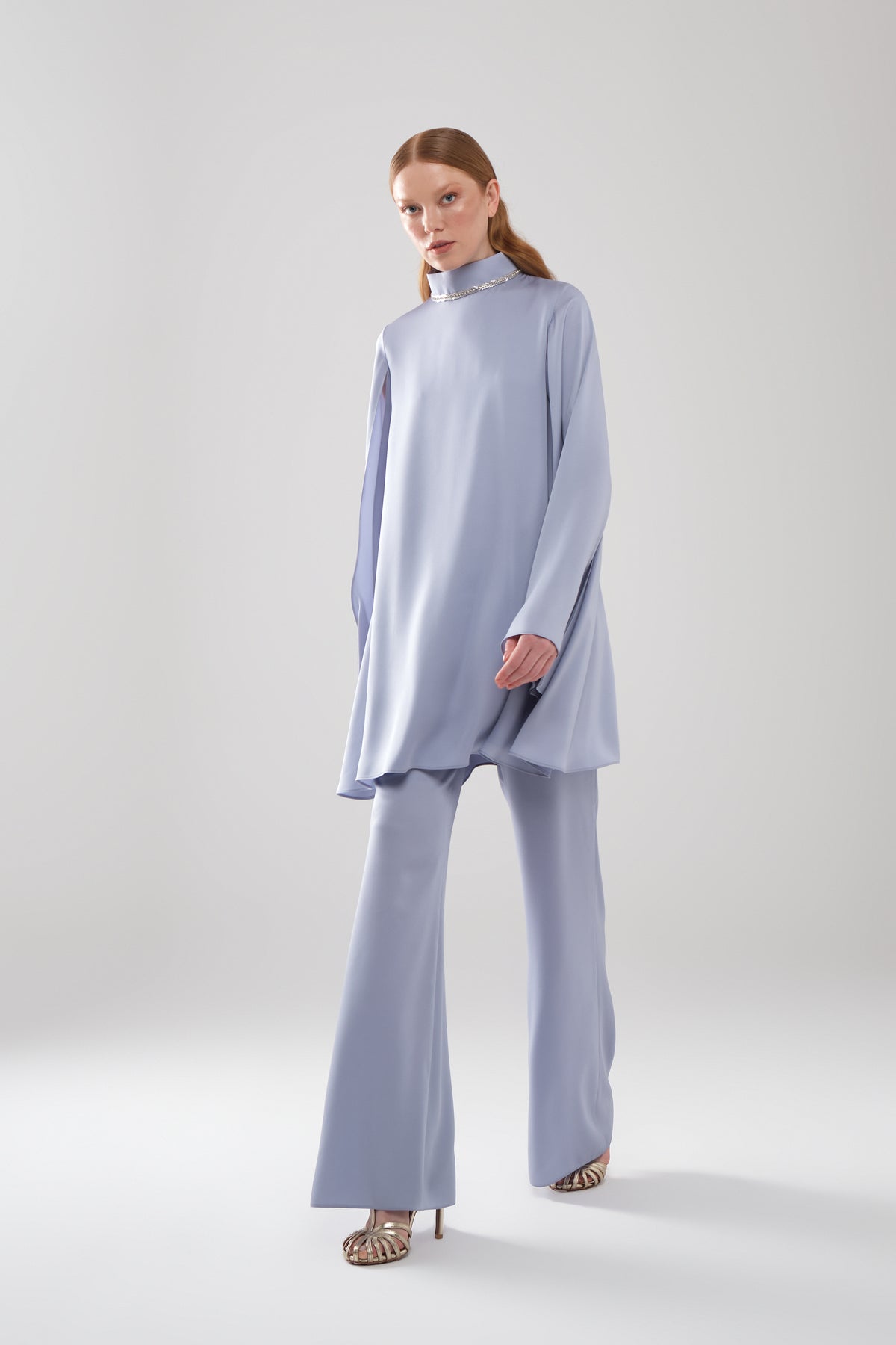 ELLE TUNIC BLOUSE & PANTS SET